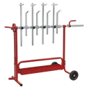 Heavy-Duty Universal Mobile Rotating Panel Stand