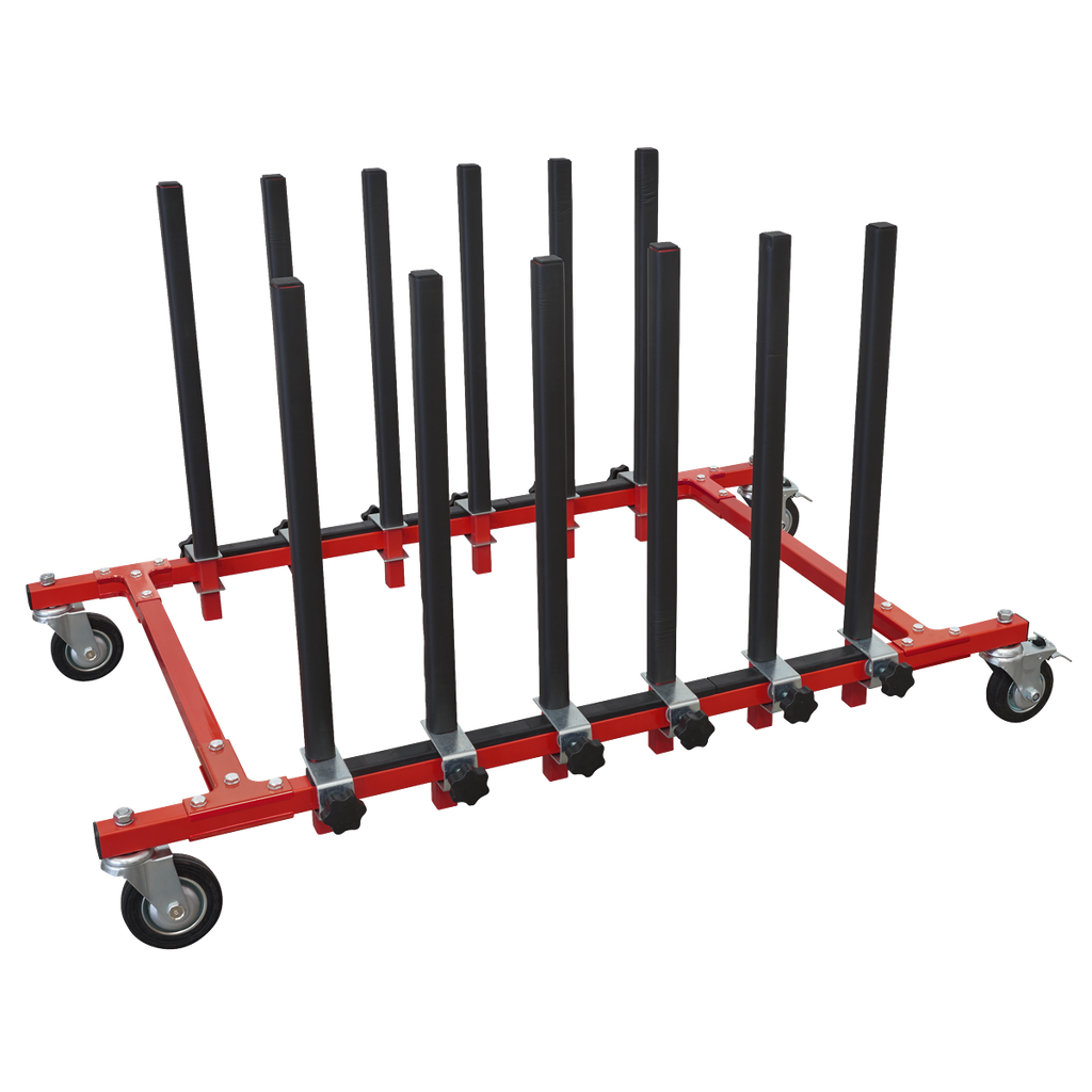 5 Panel Mobile Storage Rack
