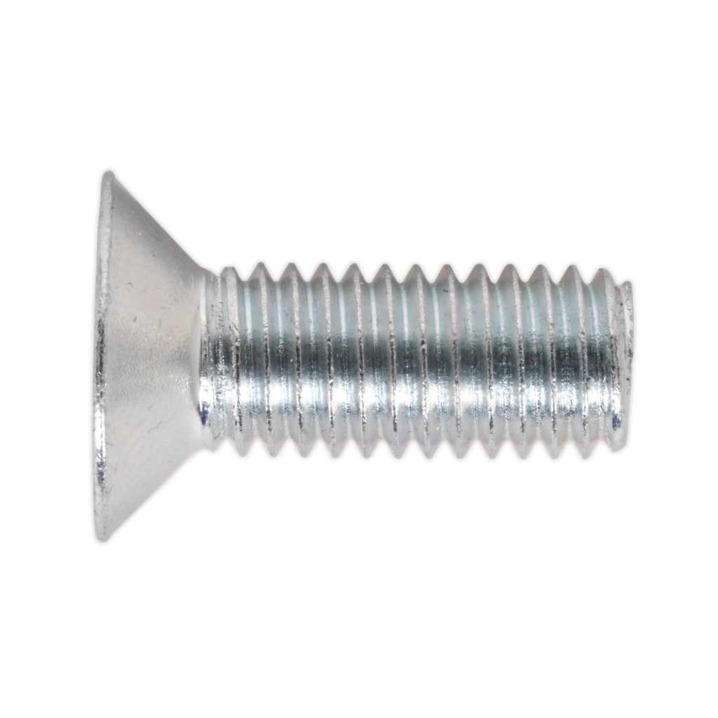 Sealey Zinc Plated Countersunk Pozi Machine Screw M8 x 20mm - Pa