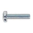 Zinc Plated Pan Head Pozi Machine Screw M5 x 20mm, DIN 7985Z - Pack of 100