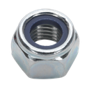 Zinc Plated Nylon Locknut M12, DIN 982 - Pack of 25