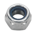 Sealey Zinc Plated Nylon Locknut M14, DIN 982 - Pack of 25