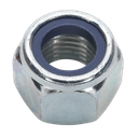 Sealey Zinc Plated Nylon Locknut M16, DIN 982 - Pack of 25