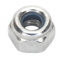 Zinc Plated Nylon Locknut M4, DIN 982 - Pack of 100