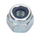 Sealey Zinc Plated Nylon Locknut M5, DIN 982 - Pack of 100