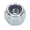 Sealey Zinc Plated Nylon Locknut M6, DIN 982 - Pack of 100