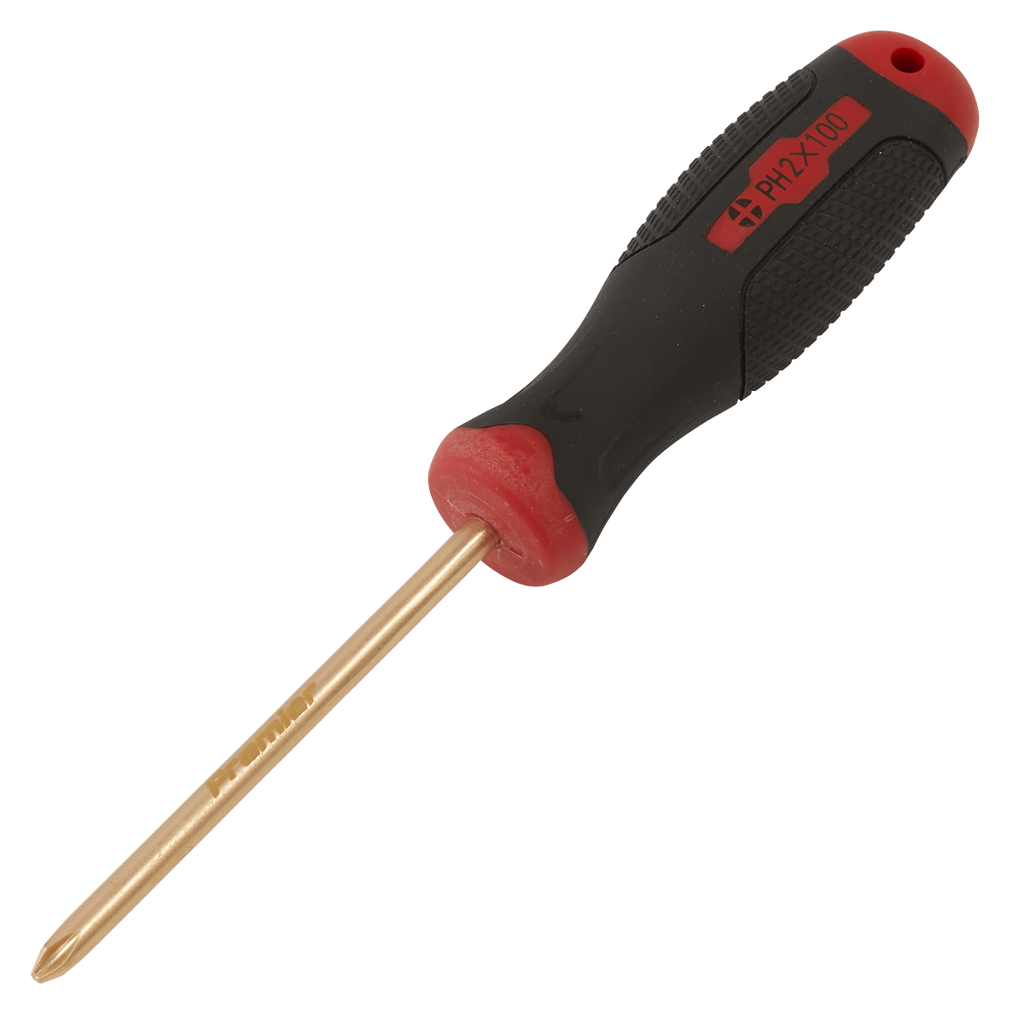 Sealey Screwdriver Phillips #2 x 100mm - Non-Sparking