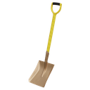 Premier Non-Sparking Square Shovel 240 x 418 x 990mm