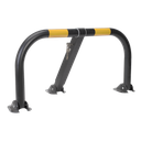 Triple Leg Parking Barrier with Integral Lock