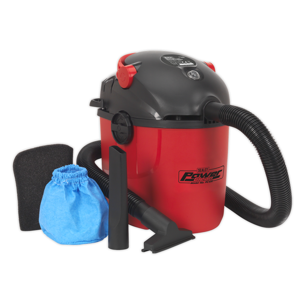 Sealey Vacuum Cleaner Wet & Dry 10L 1000W/230V