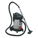 Sealey 30L Vacuum Cleaner Stainless Steel Drum 1400W/230V
