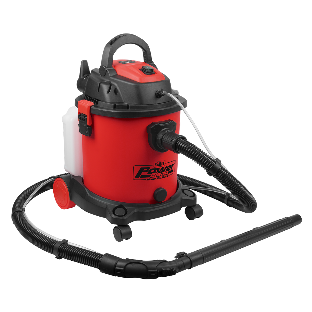 Sealey Valeting Machine with Accessories Wet & Dry 20L 1400W/230