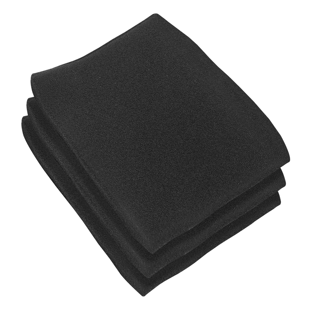 Sealey Foam Filter - Pack of 3
