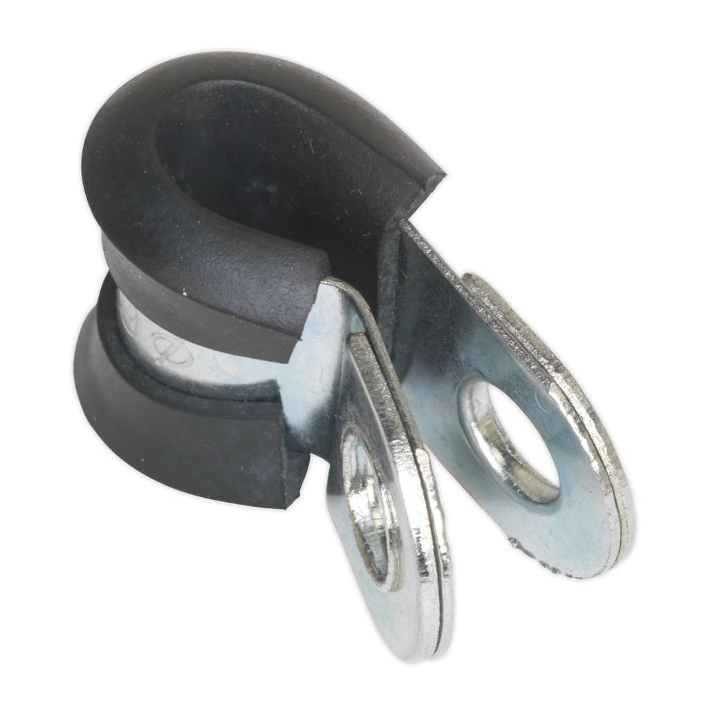 Sealey Rubber Lined P-Clip 6mm - Pack of 25