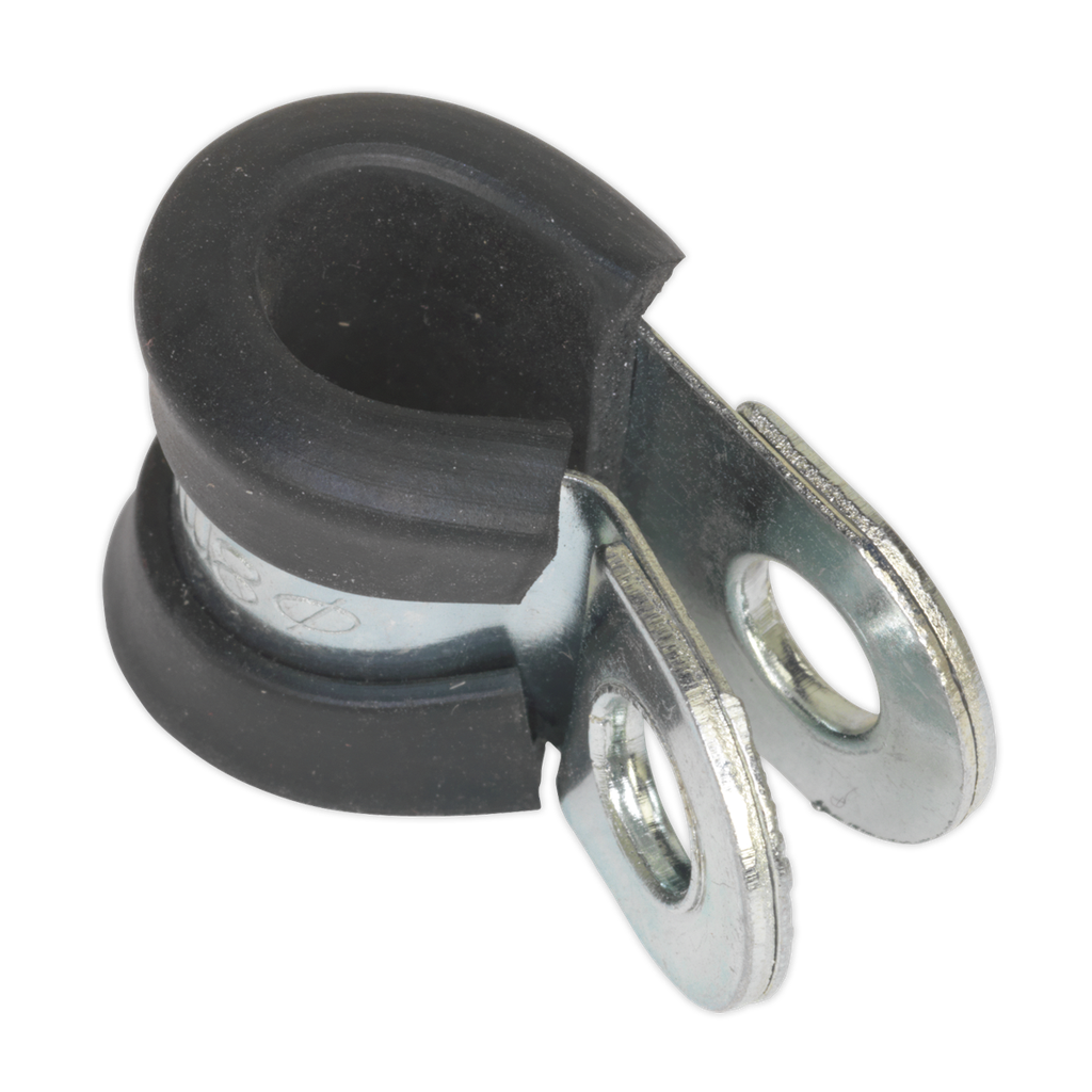 Sealey Rubber Lined P-Clip 8mm - Pack of 25