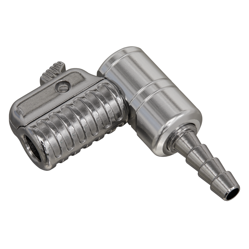 PCL 90° Angled Swivel Tyre Inflator Clip-On Connector 6mm Bore