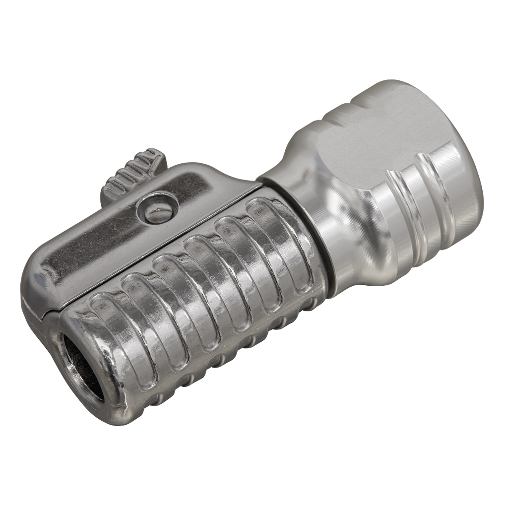 Sealey PCL Straight Swivel Tyre Inflator Clip-On Connector 1/4"B