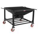 Adjustable Height Plasma Cutting Table/Workbench with Castor Wheels