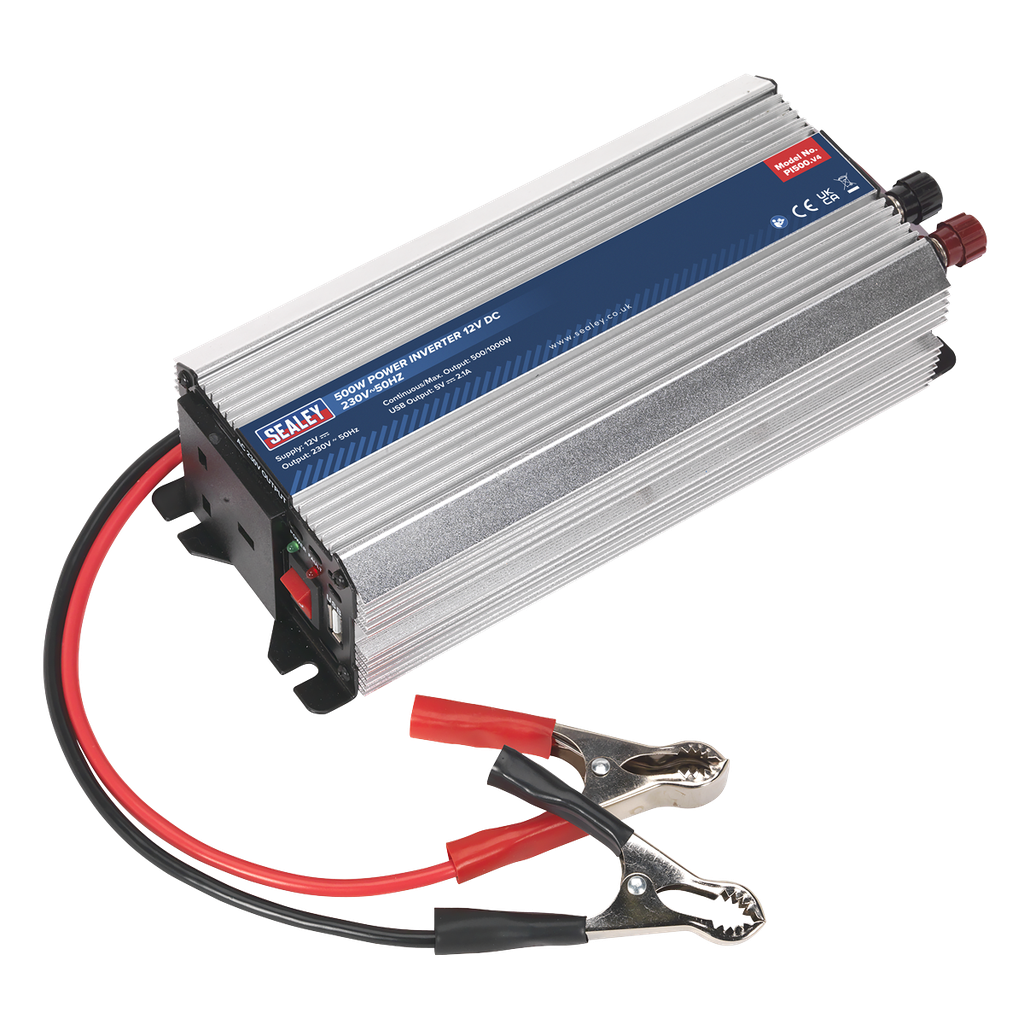 Sealey Modified Sine Wave Power Inverter 500W 12V