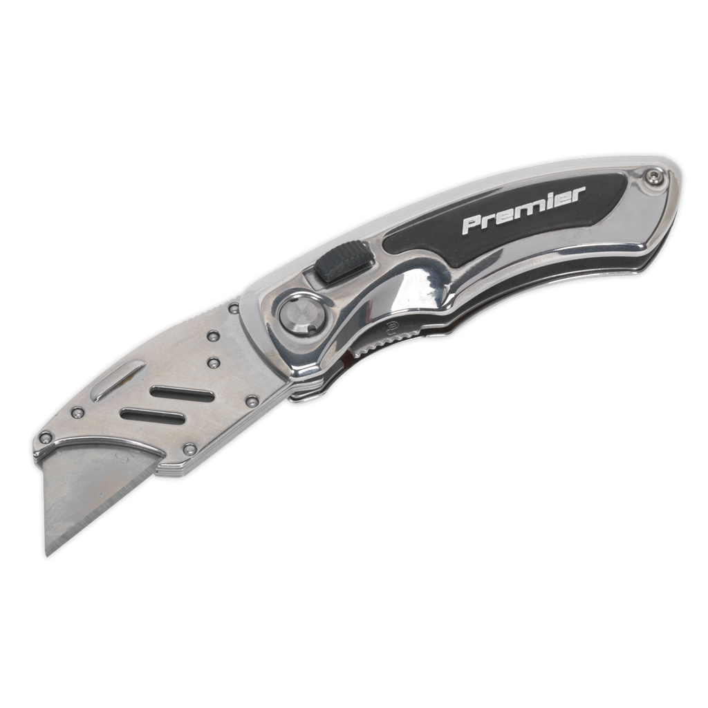 Sealey Premier Locking Pocket Knife with Quick Change Blade