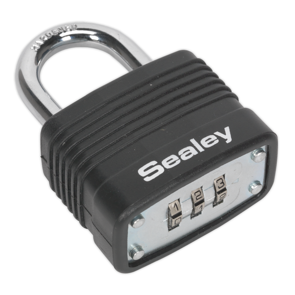 Sealey Steel Body Combination Padlock 40mm