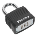 Sealey Steel Body Combination Padlock 40mm