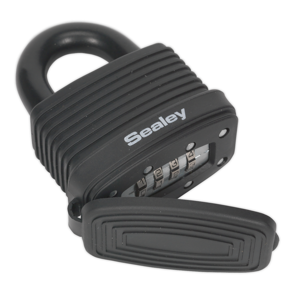 Sealey Steel Body Weatherproof Combination Padlock 48mm