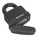 Sealey Steel Body Weatherproof Combination Padlock 48mm