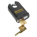Sealey Premier™ Steel Body Padlock Shrouded Shackle 61mm