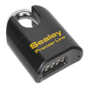 Sealey Premier™ Steel Body Combination Padlock Shrouded Shackle 62mm