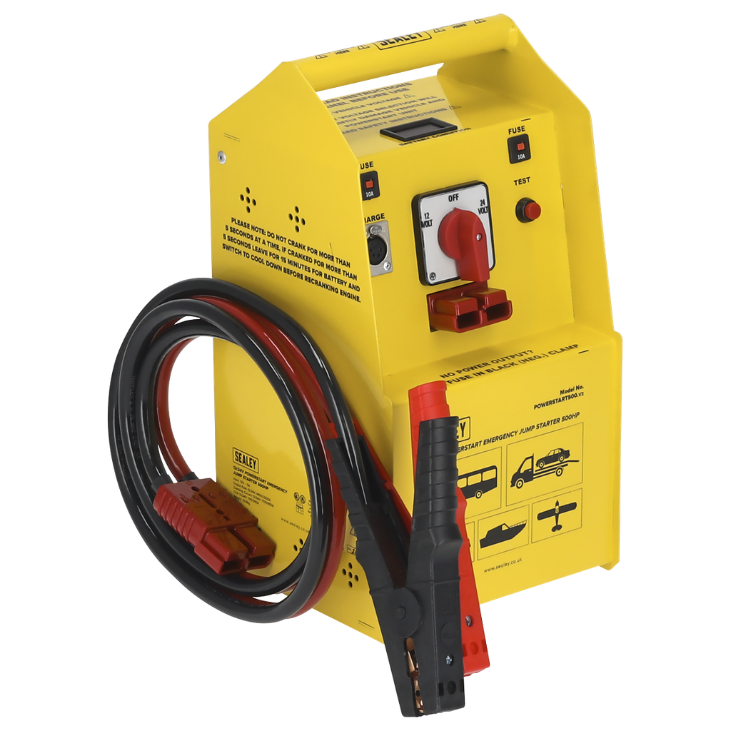 Sealey 12/24V Emergency Jump Starter 500hp Start