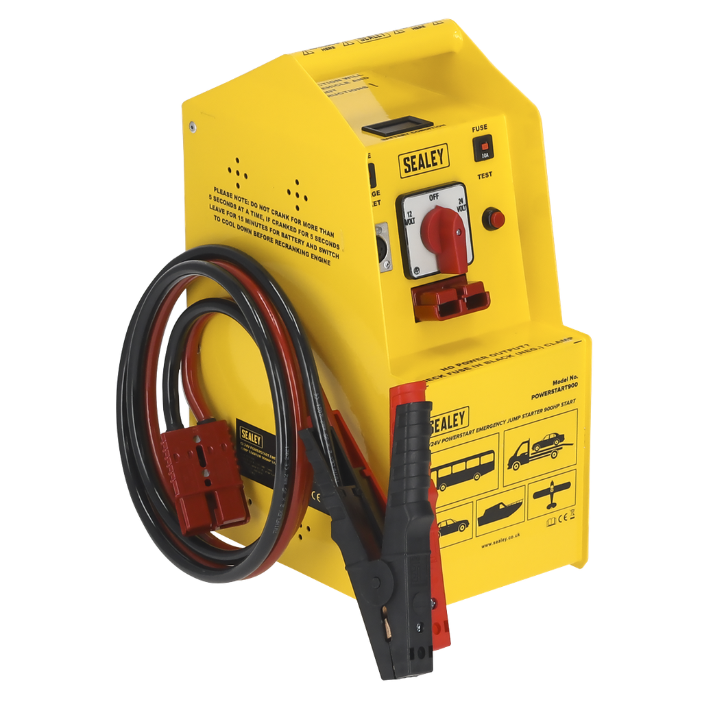Sealey 12/24V Emergency Jump Starter 900hp Start
