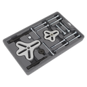 Steering Wheel & Harmonic Balancer Puller Set 18pc