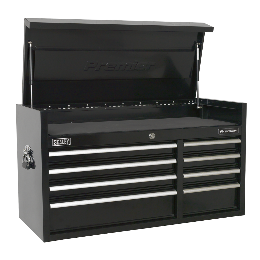Sealey Premier™ Heavy-Duty Extra-Wide Topchest 8 Drawer 1040mm - Black