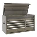 Sealey Premier™ Heavy-Duty Extra-Wide Topchest 8 Drawer 1055mm - Stainless Steel