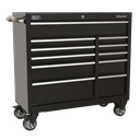 Premier™ Heavy-Duty Extra-Wide Rollcab 11 Drawer 1055mm - Black