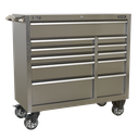 Premier™ Heavy-Duty Extra-Wide Rollcab 11 Drawer 1055mm - Stainless Steel