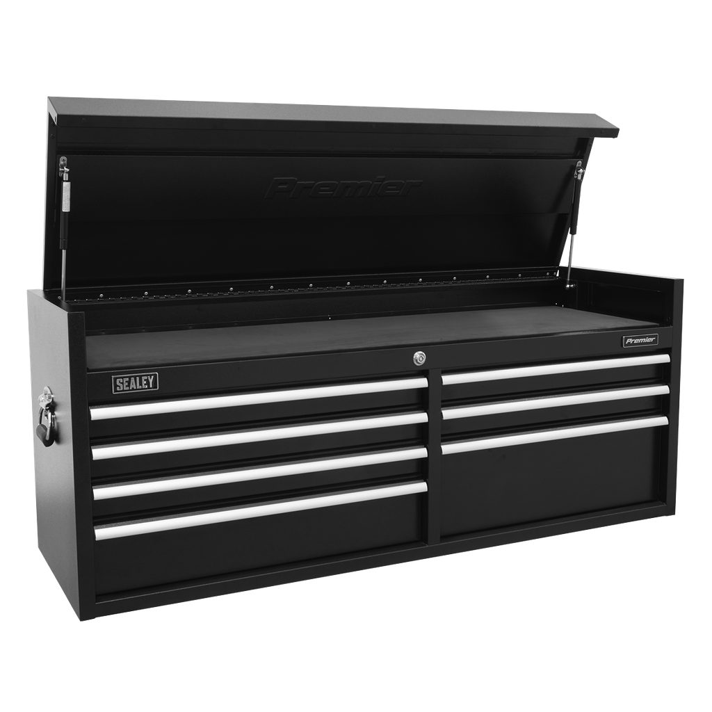 Sealey Premier™ Heavy-Duty Extra-Wide Topchest 7 Drawer 1415mm - Black