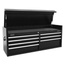 Sealey Premier™ Heavy-Duty Extra-Wide Topchest 7 Drawer 1415mm - Black