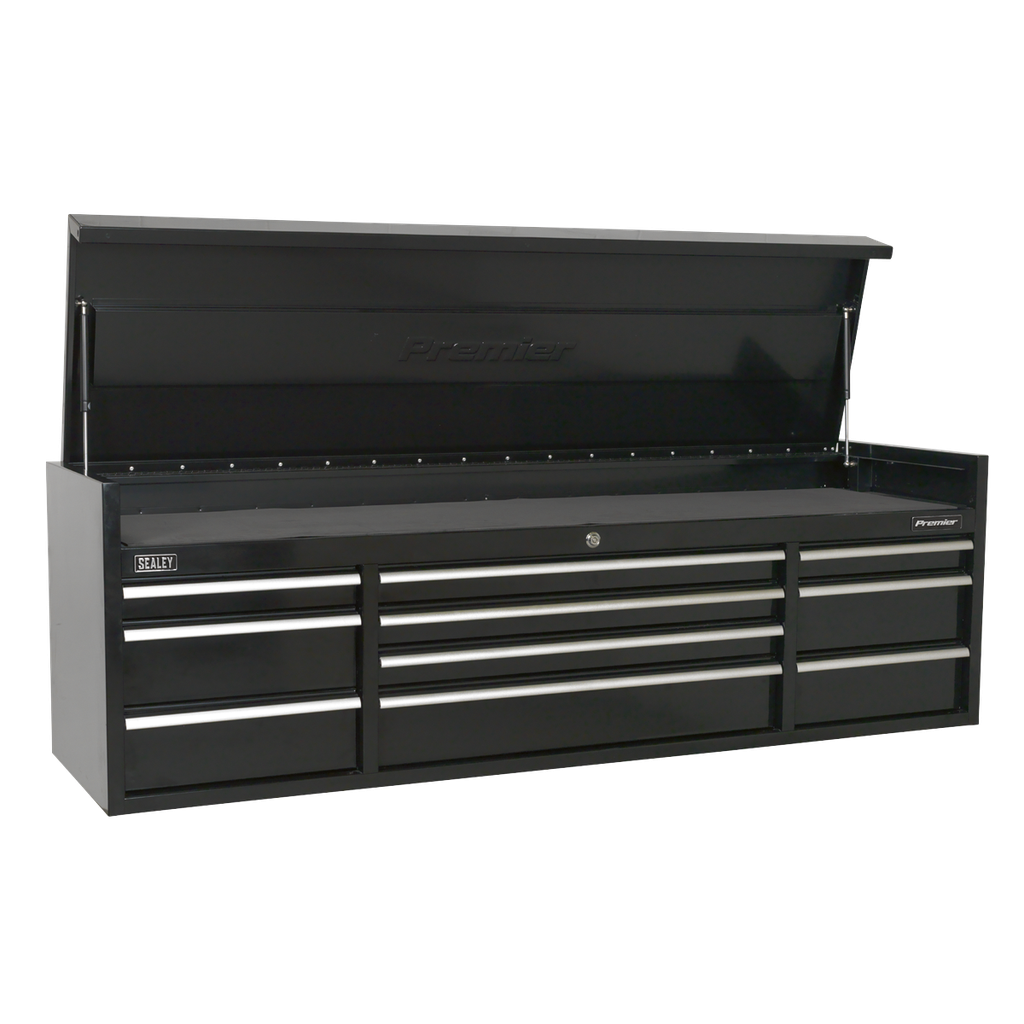Premier™ Heavy-Duty Extra-Wide Topchest 10 Drawer 1830mm - Black