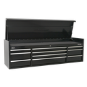 Sealey Premier™ Heavy-Duty Extra-Wide Topchest 10 Drawer 1830mm - Black