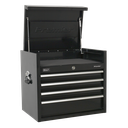 Premier™ Heavy-Duty Topchest 4 Drawer 660mm - Black