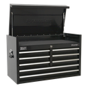 Sealey Premier™ Heavy-Duty Topchest 915mm 8 Drawer - Black