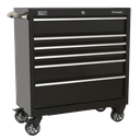 Sealey Premier™ Heavy-Duty Rollcab 930mm 6 Drawer - Black