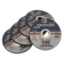 Sealey 115 x 6mm Grinding Disc 22mm Bore - Pack of 5