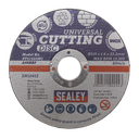 Sealey 115 x 1.6mm Universal Cutting Disc 22mm Bore