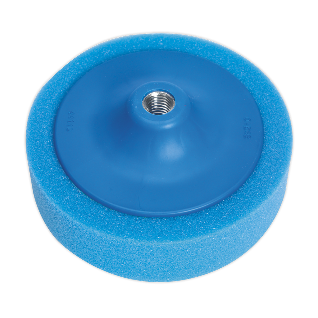 Sealey 150 x 50mm Buffing & Polishing Foam Head 5/8"UNC - Blue/Medium
