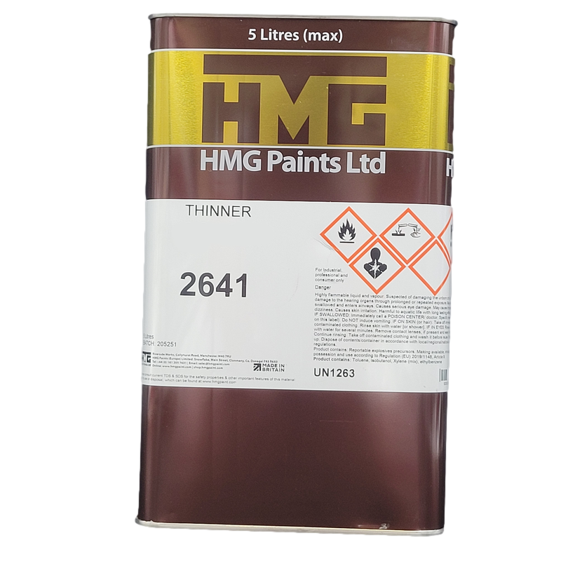 HMG 2641 Medium Fast Cellulose Thinner 5Ltr (Each)