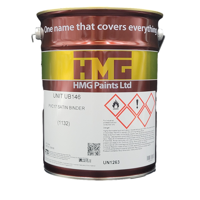 HMG UB146 PVC17 SATIN BINDER 4.5L (Each)