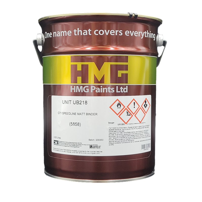HMG UB218 C71 SPEEDLINE MATT BIND 4.25L (Each)